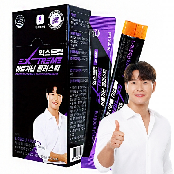 익스트림 단백질 아르기닌 젤리스틱 포도맛 14포